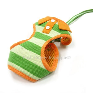 EasyGo Polo Green Step In Harness & Leash Set - Posh Puppy Boutique