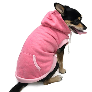 Drawstring Hoody - Pink - Posh Puppy Boutique
