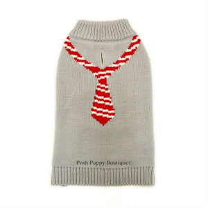 Necktie Sweater - Posh Puppy Boutique