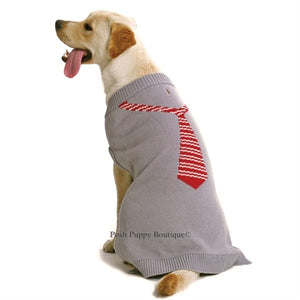 Necktie Sweater - Posh Puppy Boutique