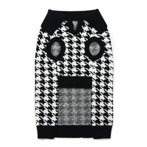 Houndstooth Sweater - Posh Puppy Boutique