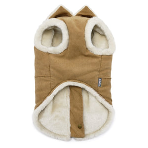 Furry Runner Coat Brown - Posh Puppy Boutique