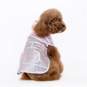Jelly Raincoat - Pink - Posh Puppy Boutique