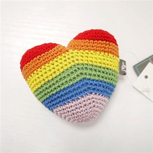 Rainbow Heart Plush Toy - Posh Puppy Boutique