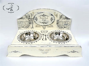 Luxurious Rustic Wooden French Style Feeder - Posh Puppy Boutique