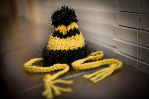 Yellow & Black Dog Hat