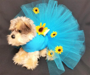 Sunflower Harness Dress - Posh Puppy Boutique