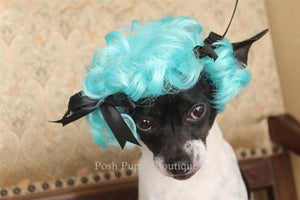Short Blue Pigtails Wig - Posh Puppy Boutique