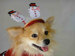 Christmas Snowman Hat - Cat or Dog - Posh Puppy Boutique