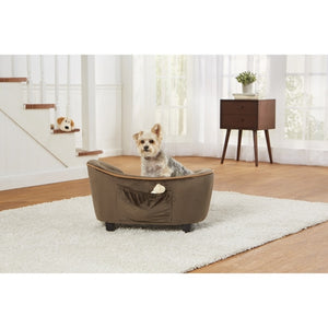 Ultra Plush Snuggle Sofa - Mink Brown - Posh Puppy Boutique