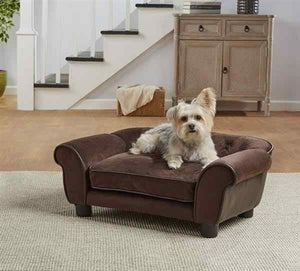 Cleo Ultra Plush Sofa - Brown - Posh Puppy Boutique