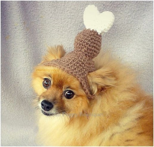 Crochet Thanksgiving Turkey Leg Beanie Hat