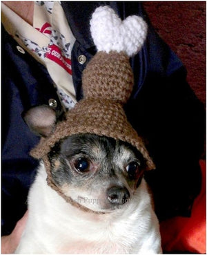 Crochet Thanksgiving Turkey Leg Beanie Hat - Posh Puppy Boutique