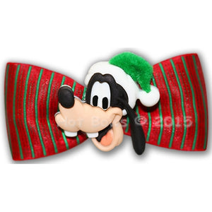 Goofy Loves Christmas Hair Bow - Posh Puppy Boutique