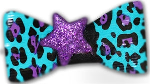 Once in a Blue Moon Hair Bow - Posh Puppy Boutique