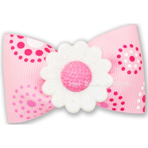Pink Lady Hair Bow - Posh Puppy Boutique
