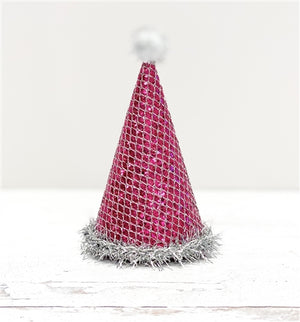 Pooch Party Hat in Pink - Posh Puppy Boutique