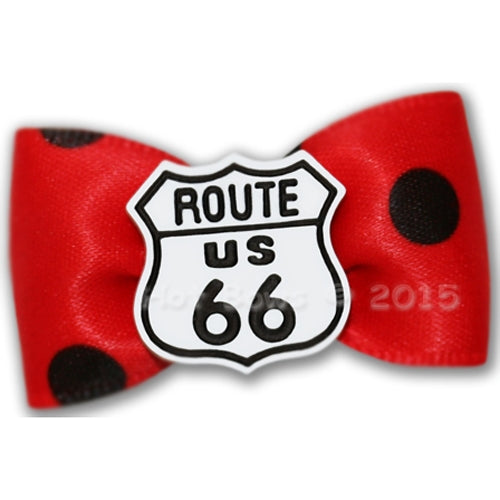 Route 66 Hair Bow