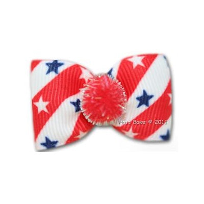 Stars and Stripes Style Hair Bow