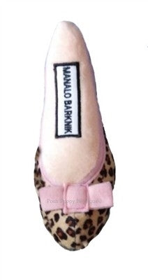 Pink Manalo Barknik Chew Shoe Toy - Posh Puppy Boutique