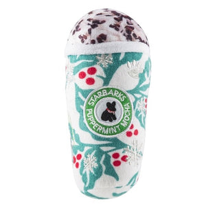 Starbarks Puppermint Mocha Toy - Holly Print - Posh Puppy Boutique