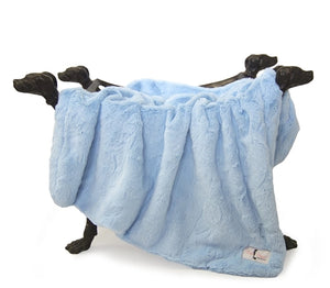 Bella Blanket in Baby Blue - Posh Puppy Boutique