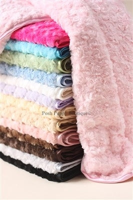 Rosebud Luxury Pet Blankets - Many Colors