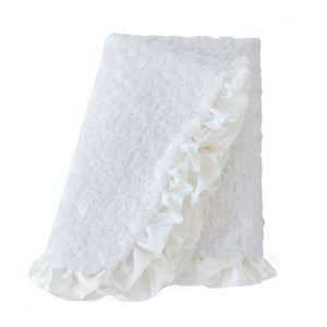 Baby Ruffle Blanket- Many Colors - Posh Puppy Boutique