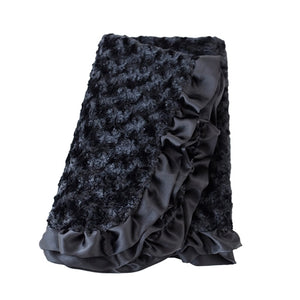Baby Ruffle Blanket- Many Colors - Posh Puppy Boutique