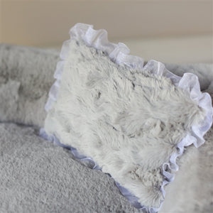 The Divine Bed in Grey - Posh Puppy Boutique