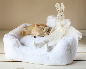 The Divine Bed in White - Posh Puppy Boutique