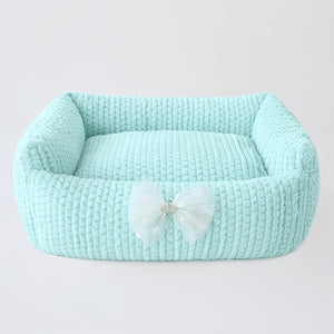 Dolce Dog Bed in Ice - Posh Puppy Boutique
