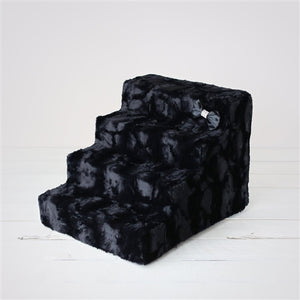 Luxury Pet Stair in Black Diamond - 4 or 6 Step - Posh Puppy Boutique