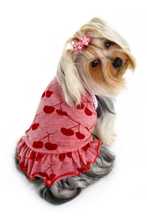 Red Cherry Dress - Posh Puppy Boutique