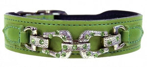 After Eight Collection Dog Collar - Lime Green - Posh Puppy Boutique