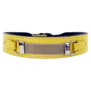 Barclay Collar in Canary Yellow - Posh Puppy Boutique