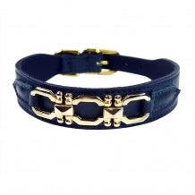 Georgia Rose in French Navy & Gold - Posh Puppy Boutique