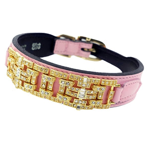 Haute Couture Art Deco in Sweet Pink & Gold - Posh Puppy Boutique