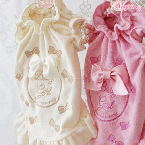 Wooflink Baby Girl Mini Dress - Cream