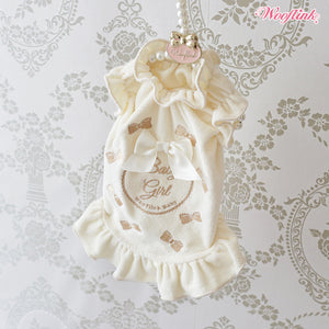 Wooflink Baby Girl Mini Dress - Cream