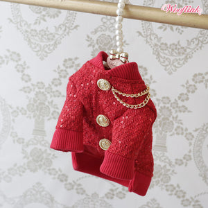 Wooflink Holiday Ready Jacket - Red