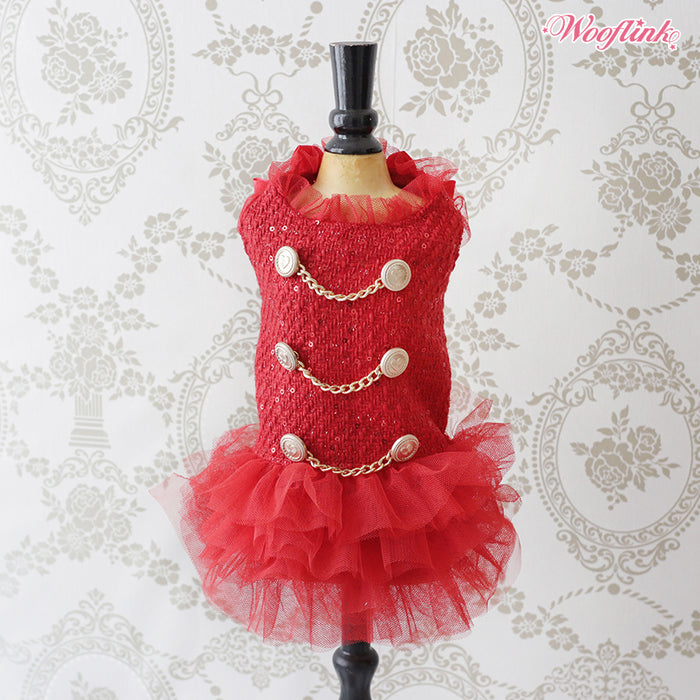 Wooflink Holiday Ready Dress - Red