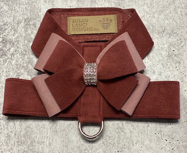Susan Lanci Mulberry Harness with Rosewood Nouveau Bow