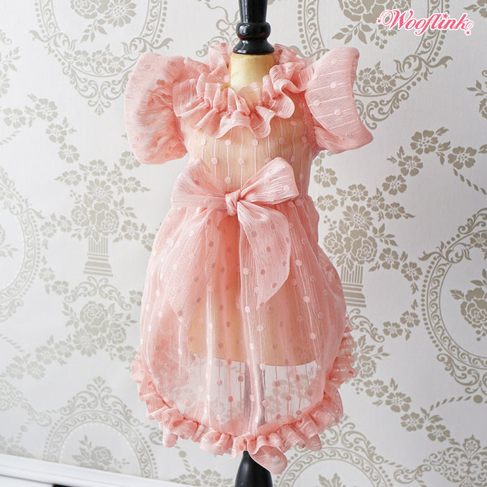 Wooflink Bridesmaid Dress - Salmon Pink