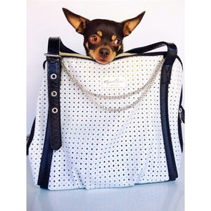 Diamond Cut Carrier Bag - 2 Colors - Posh Puppy Boutique