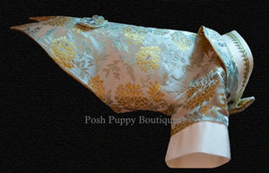 Couture Formal Dog Tuxedo- Majesty in Gold-Ivory - Posh Puppy Boutique