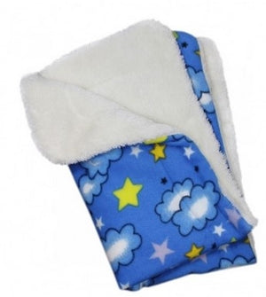 Stars and Clouds Fleece Turtleneck Pajamas & Matching Blanket - Posh Puppy Boutique