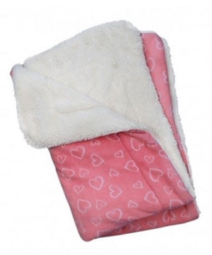 Blush of Hearts Fleece-Ultra-Plush Blanket - Posh Puppy Boutique