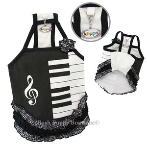 Adorable Piano Dress with Ruffles - Posh Puppy Boutique