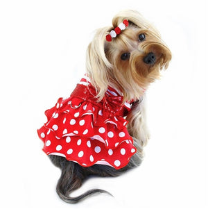 Sparkling Bow Ruffle Layered Dress - Posh Puppy Boutique